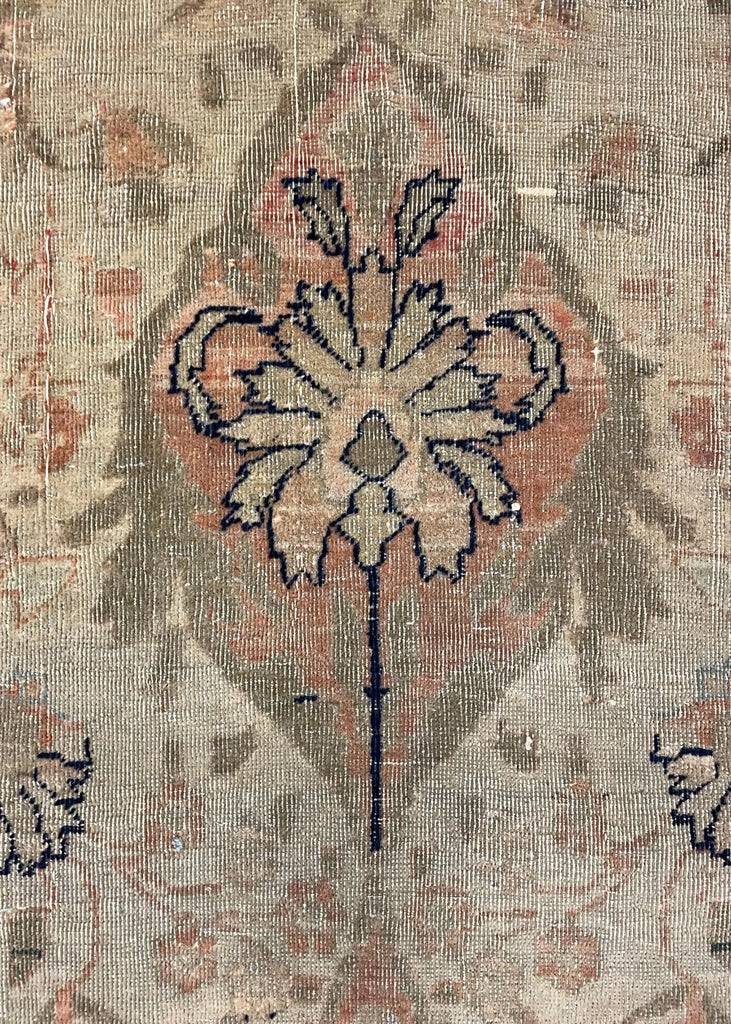 4'4"x6'4" Mohtashem Kashan Hand Knotted