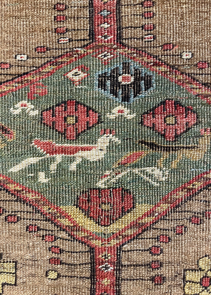 4'4"x6'6" Kurdish Bidjar Hand Knotted