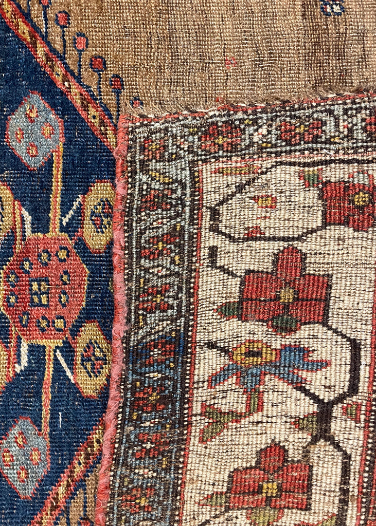 4'4"x6'6" Kurdish Bidjar Hand Knotted