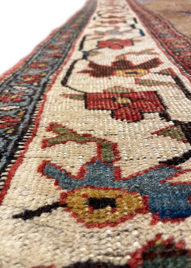 4'4"x6'6" Kurdish Bidjar Hand Knotted