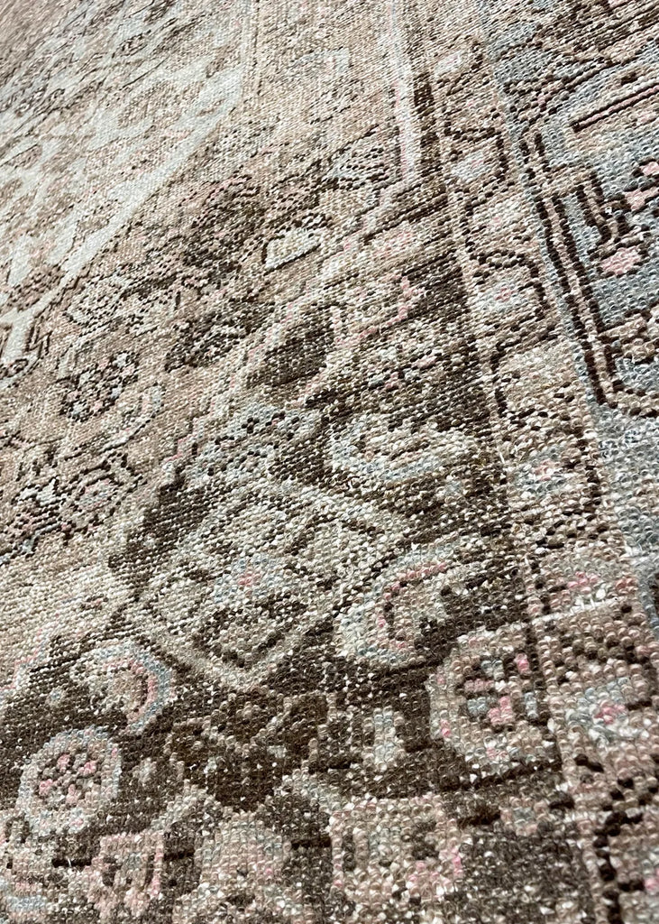 4'4"x6'7" Hamadan Hand Knotted
