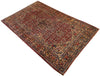 4'4"x6'7" Mohtashem Kashan Hand Knotted