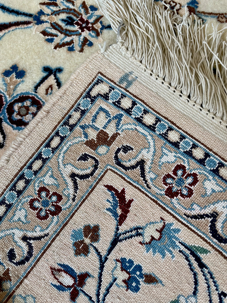 4'4"x6'7" Nain Hand Knotted