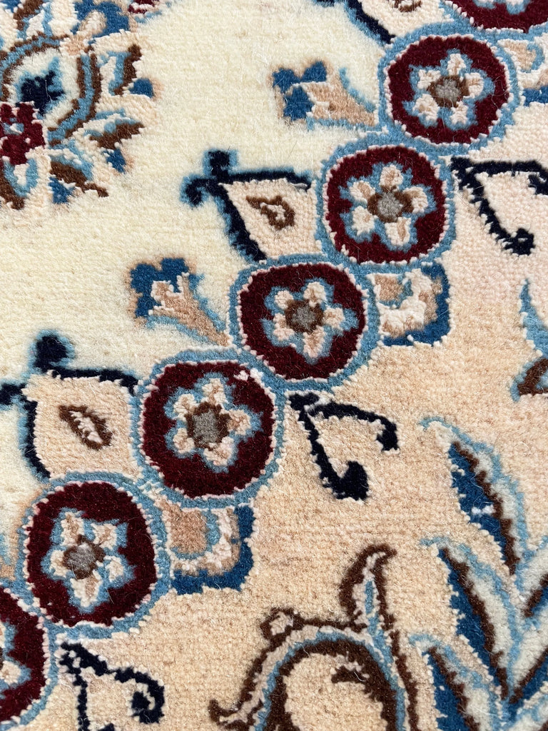 4'4"x6'7" Nain Hand Knotted