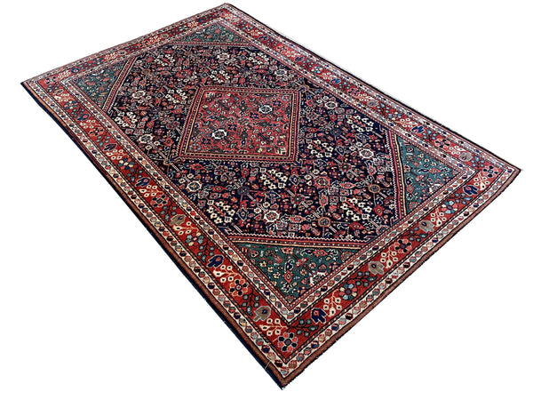 4'4"x6'9" Mahal Hand Knotted