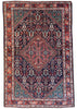 4'4"x6'9" Mahal Hand Knotted