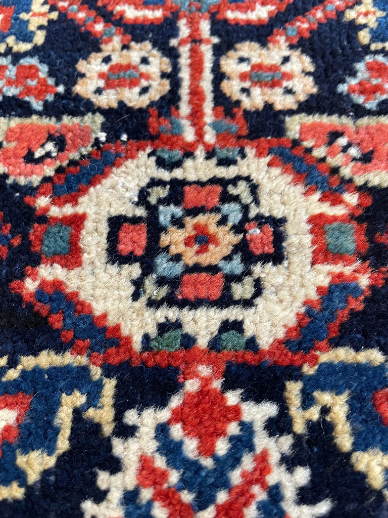 4'4"x6'9" Mahal Hand Knotted