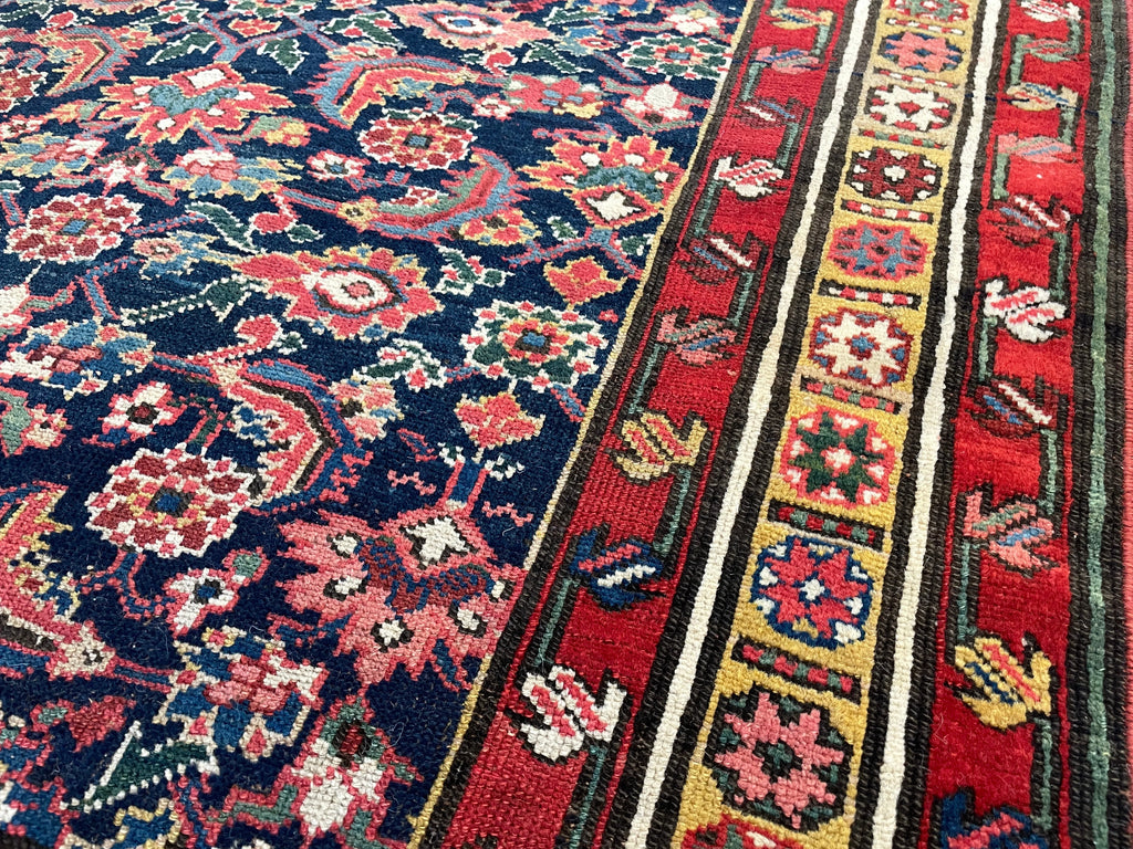 4'4"x8'8" Kurdish Bidjar Hand Knotted