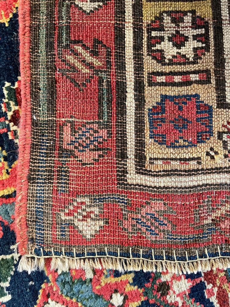 4'4"x8'8" Kurdish Bidjar Hand Knotted