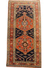 4'4"x9'4" Kurdish Bidjar Hand Knotted
