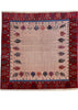 4'5"x4'5" Sirjan Sofreh Hand Knotted
