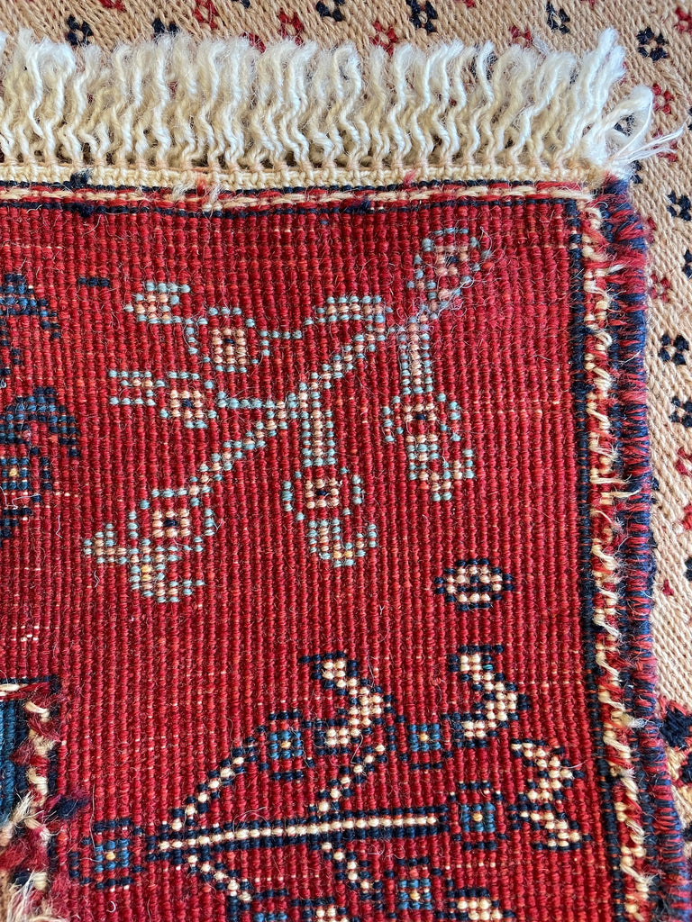 4'5"x4'5" Sirjan Sofreh Hand Knotted
