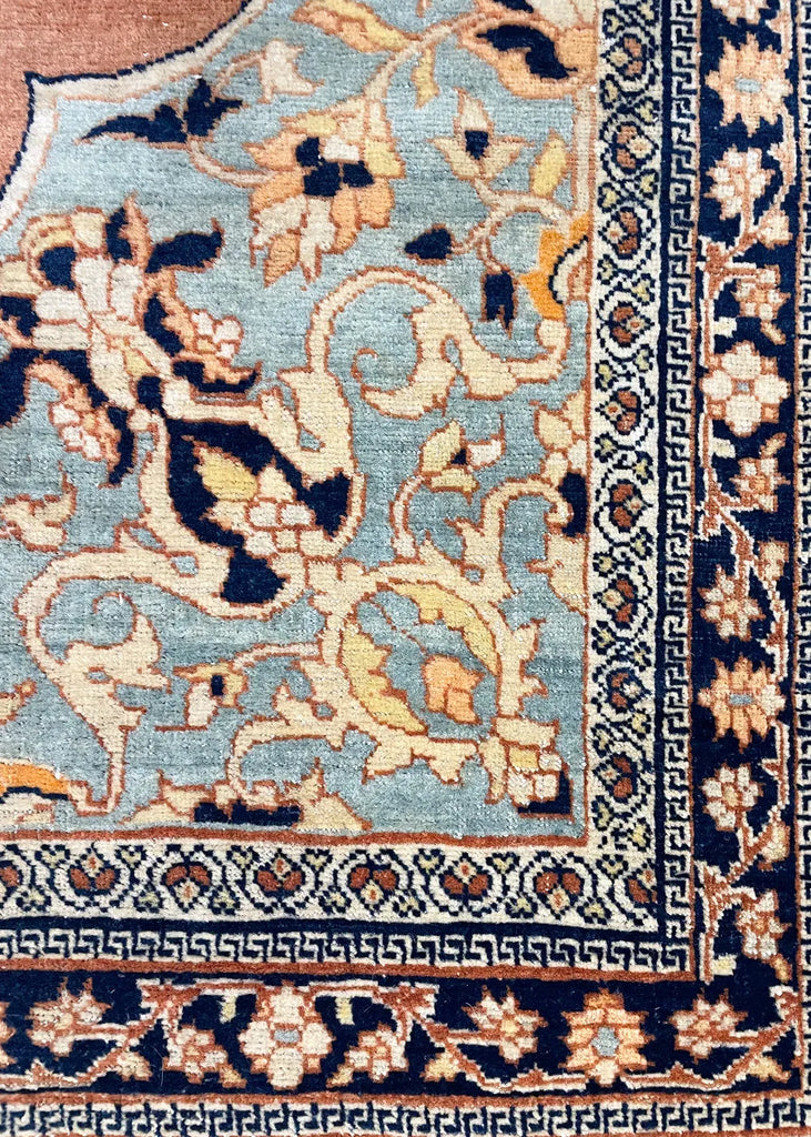 4'5"x5'11" Haji Jalili Tabriz Hand Knotted