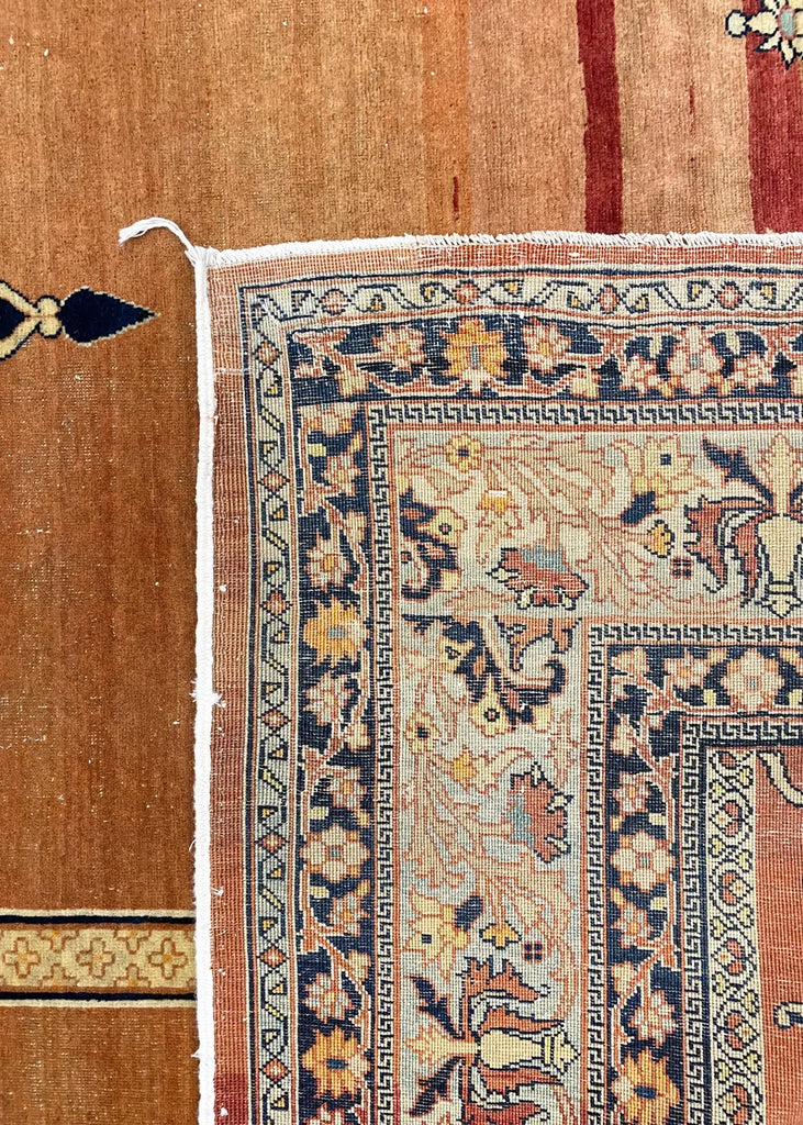 4'5"x5'11" Haji Jalili Tabriz Hand Knotted