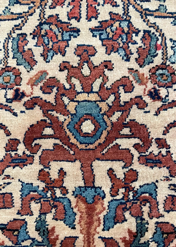 4'5"x6'2" Mishan Malayir Hand Knotted