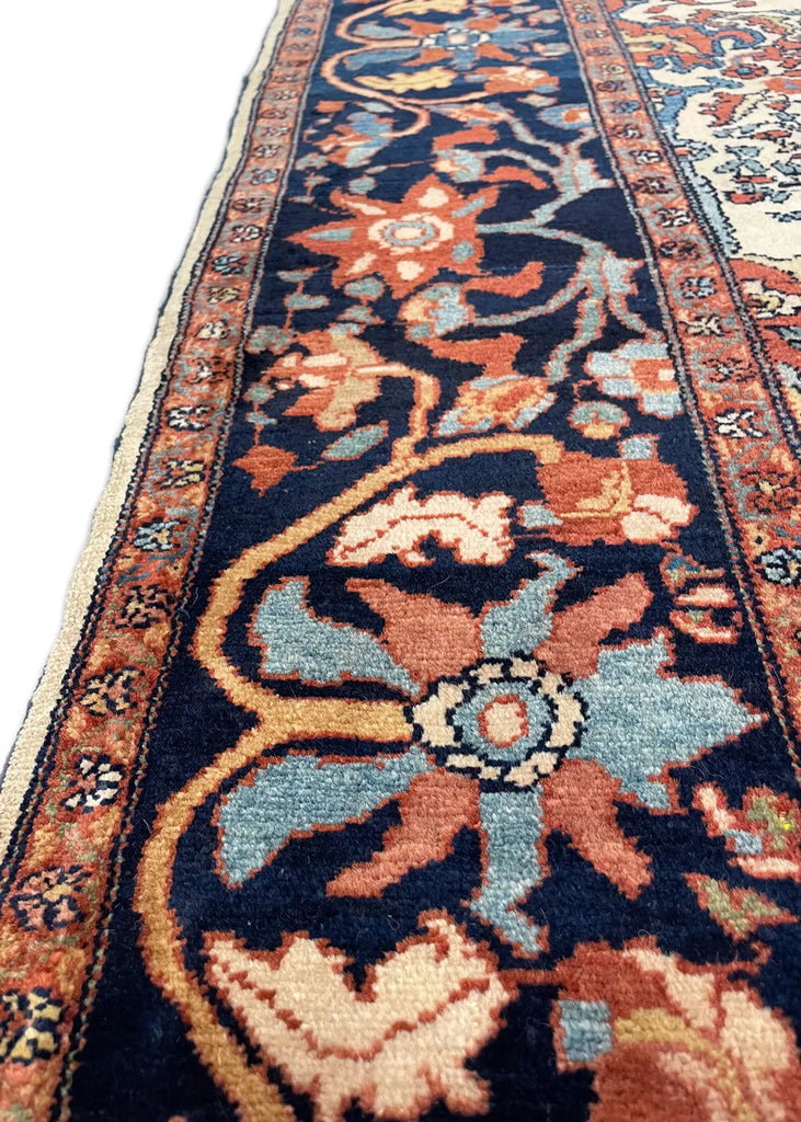 4'5"x6'2" Mishan Malayir Hand Knotted