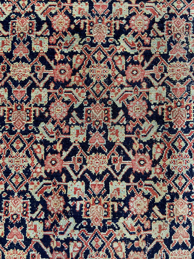 4'5"x6'3" Sennah Hand Knotted