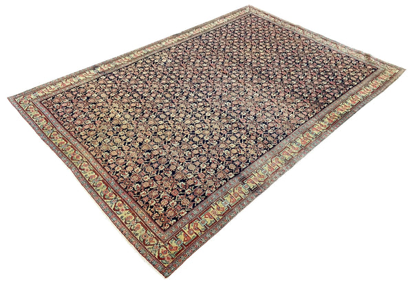 4'5"x6'3" Sennah (s) Hand Knotted