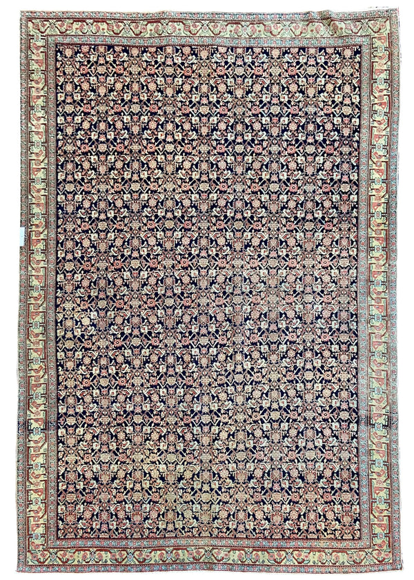 4'5"x6'3" Sennah (s) Hand Knotted
