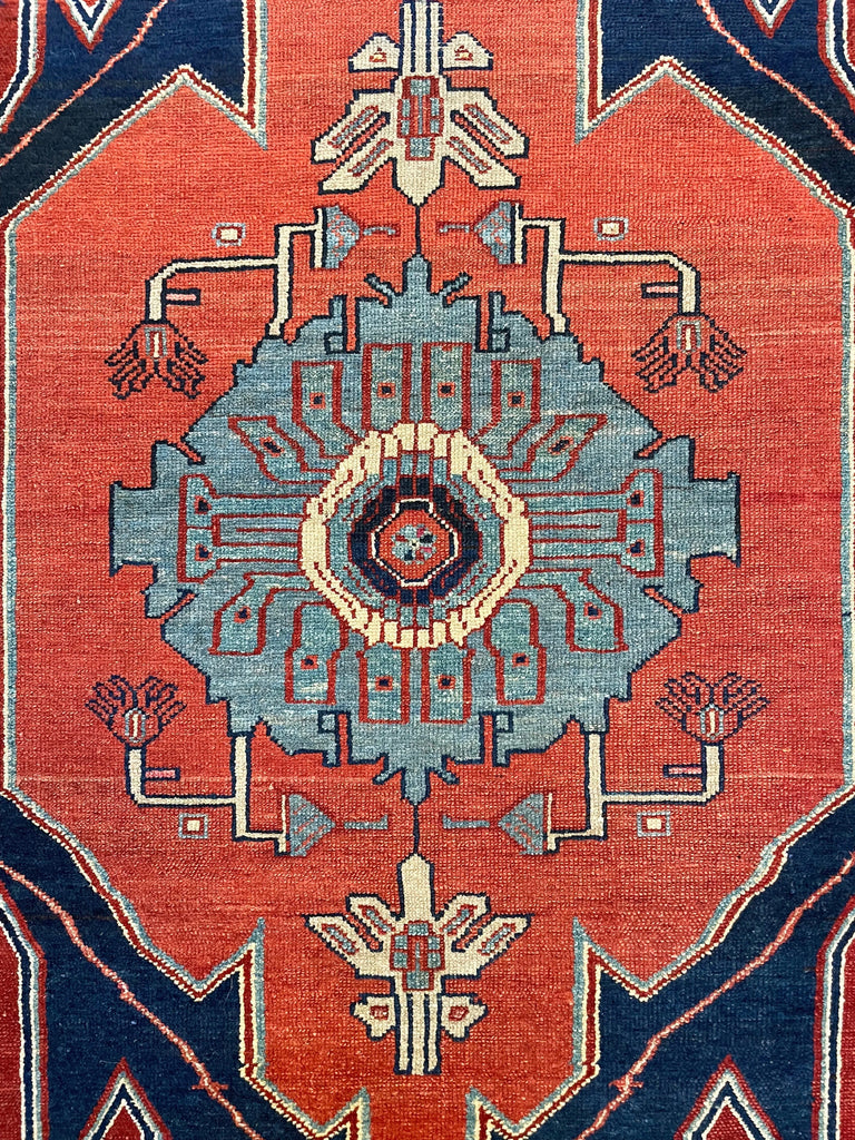 4'5"x6'4" Masleghan Hand Knotted