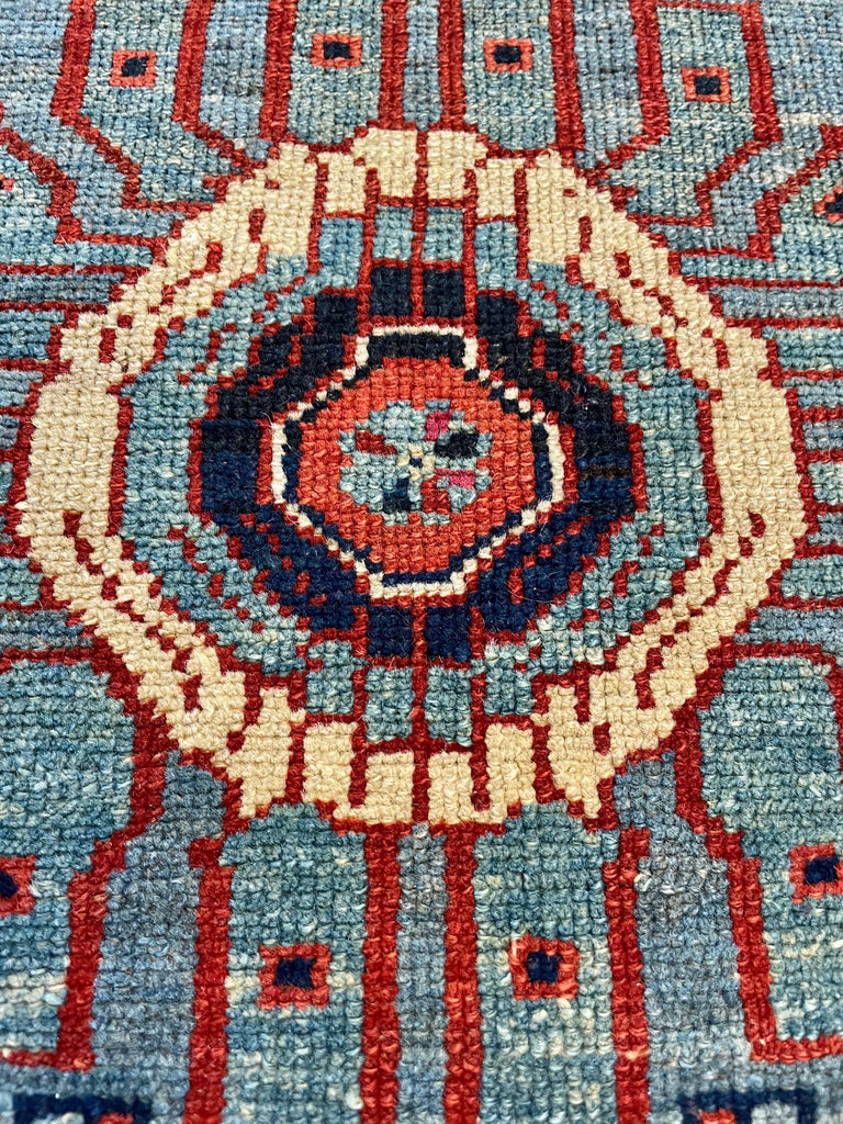 4'5"x6'4" Masleghan Hand Knotted