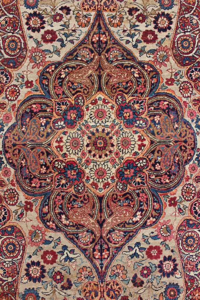 4'5x6'5 Lavar Kerman Hand Knotted