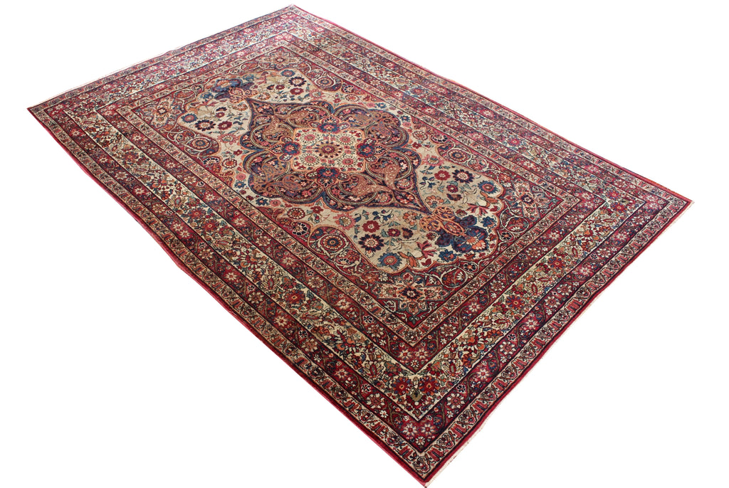 4'5x6'5 Lavar Kerman Hand Knotted