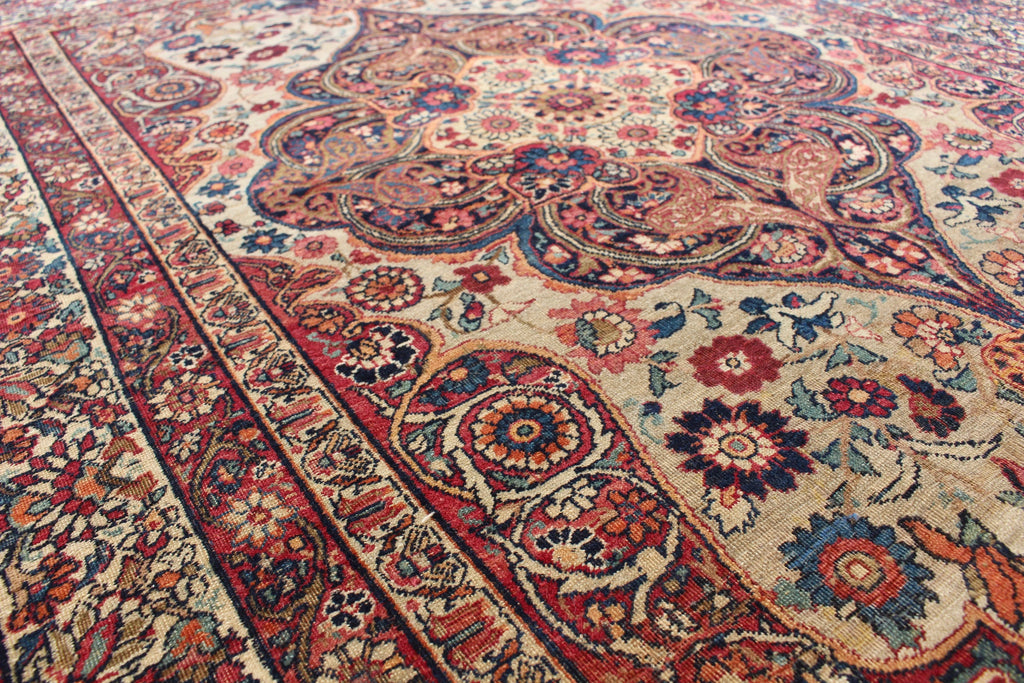 4'5x6'5 Lavar Kerman Hand Knotted