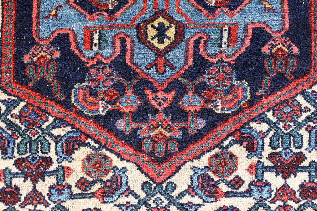 4'5x6'6 Zanjan N.W. Persian Kurdish Hand Knotted