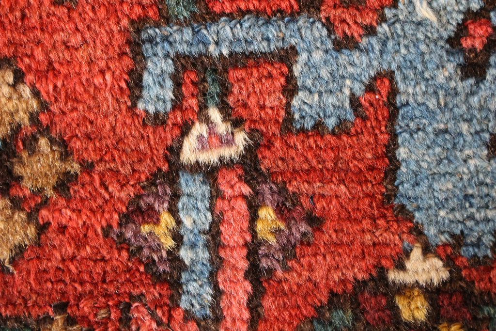 4'5x6'6 Zanjan N.W. Persian Kurdish Hand Knotted