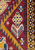 4'5"x6'7" Qashqai "Kashkuli" Hand Knotted