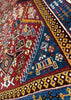 4'5"x6'7" Qashqai "Kashkuli" Hand Knotted