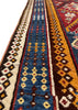 4'5"x6'7" Qashqai "Kashkuli" Hand Knotted