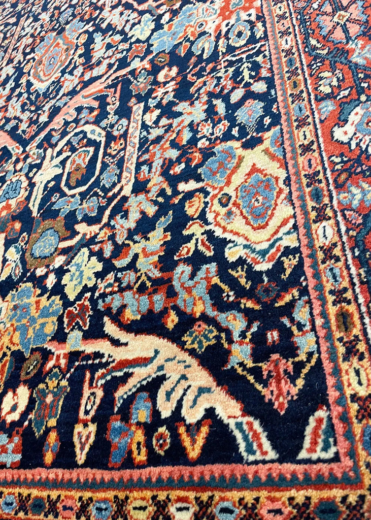 4'5"x6'7" Sultanabad Mustafavi Hand Knotted