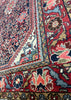 4'5"x6'8" Hamadan Hand Knotted