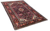 4'5"x6'8" Hamadan Hand Knotted
