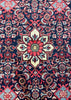 4'5"x6'8" Hamadan Hand Knotted