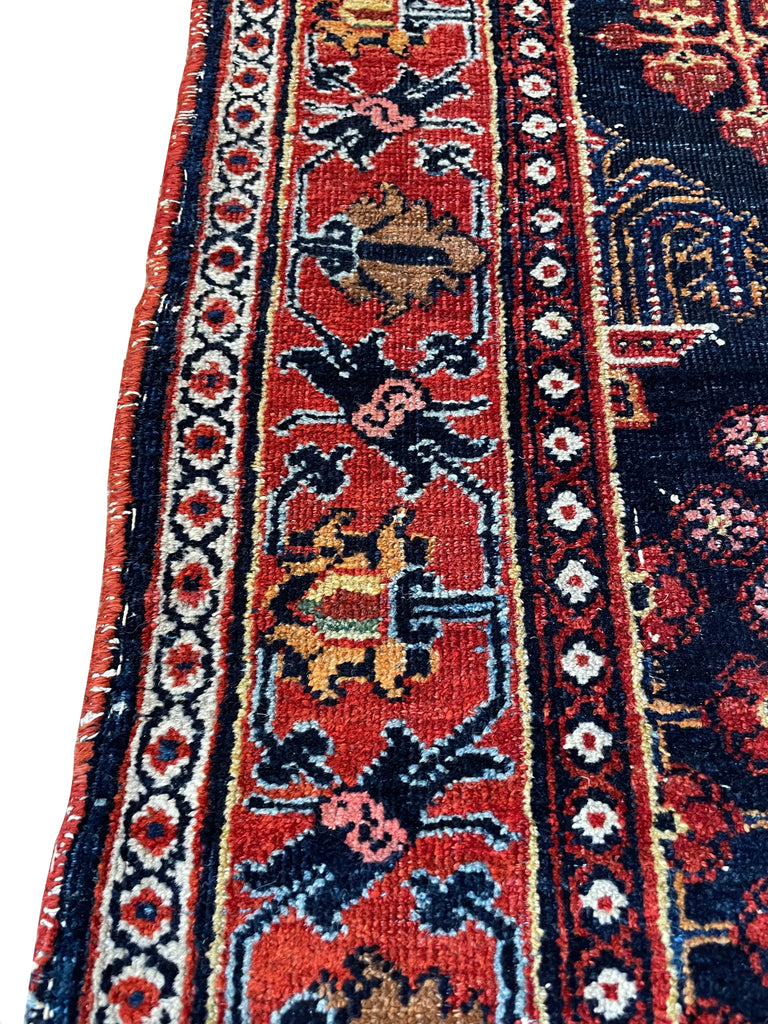 4'5"x6'9" Mehmeh Hand Knotted