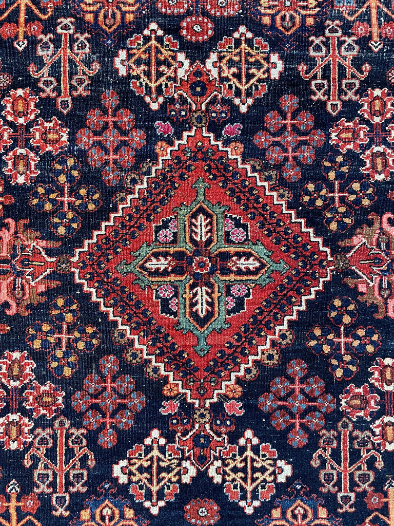 4'5"x6'9" Mehmeh Hand Knotted