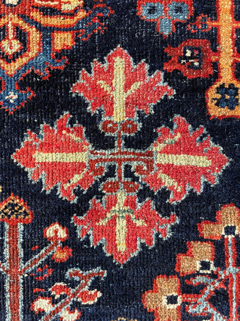 4'5"x6'9" Mehmeh Hand Knotted