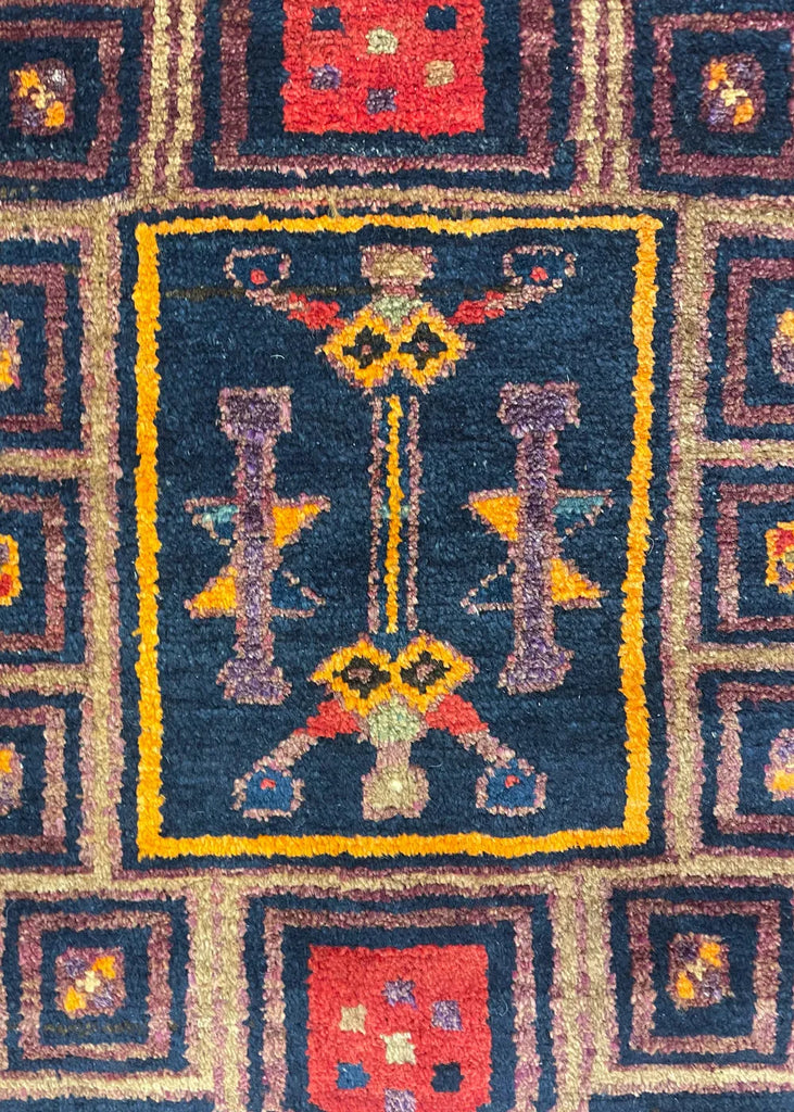 4'5"x7'3" Saveh Hand Knotted