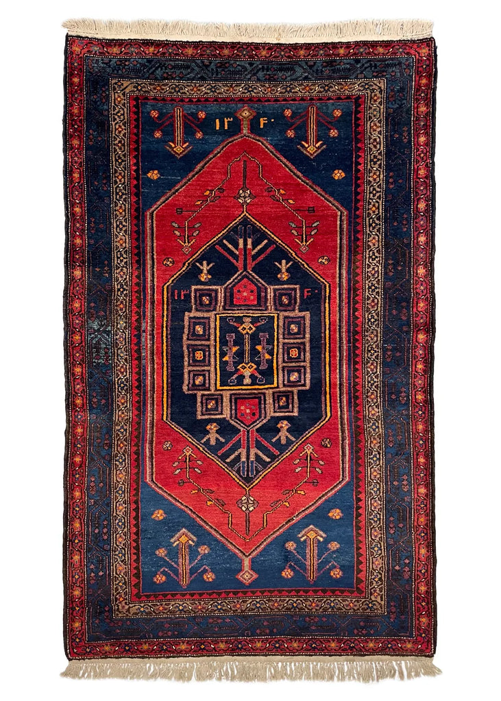 4'5"x7'3" Saveh Hand Knotted