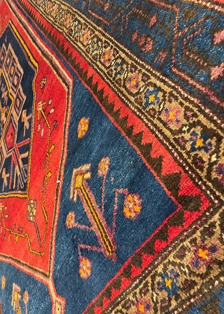 4'5"x7'3" Saveh Hand Knotted