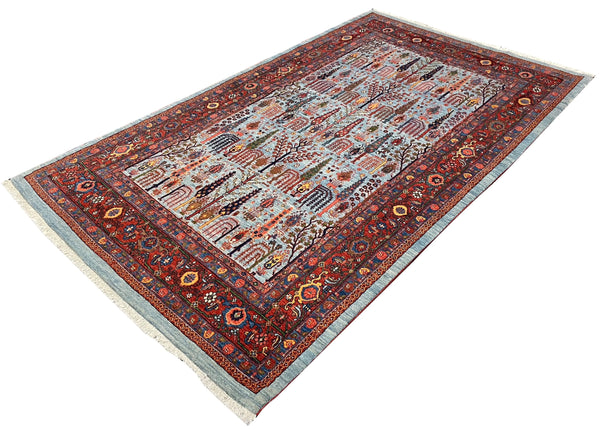 4'5"x7'5" Halvai Bidjar Hand Knotted