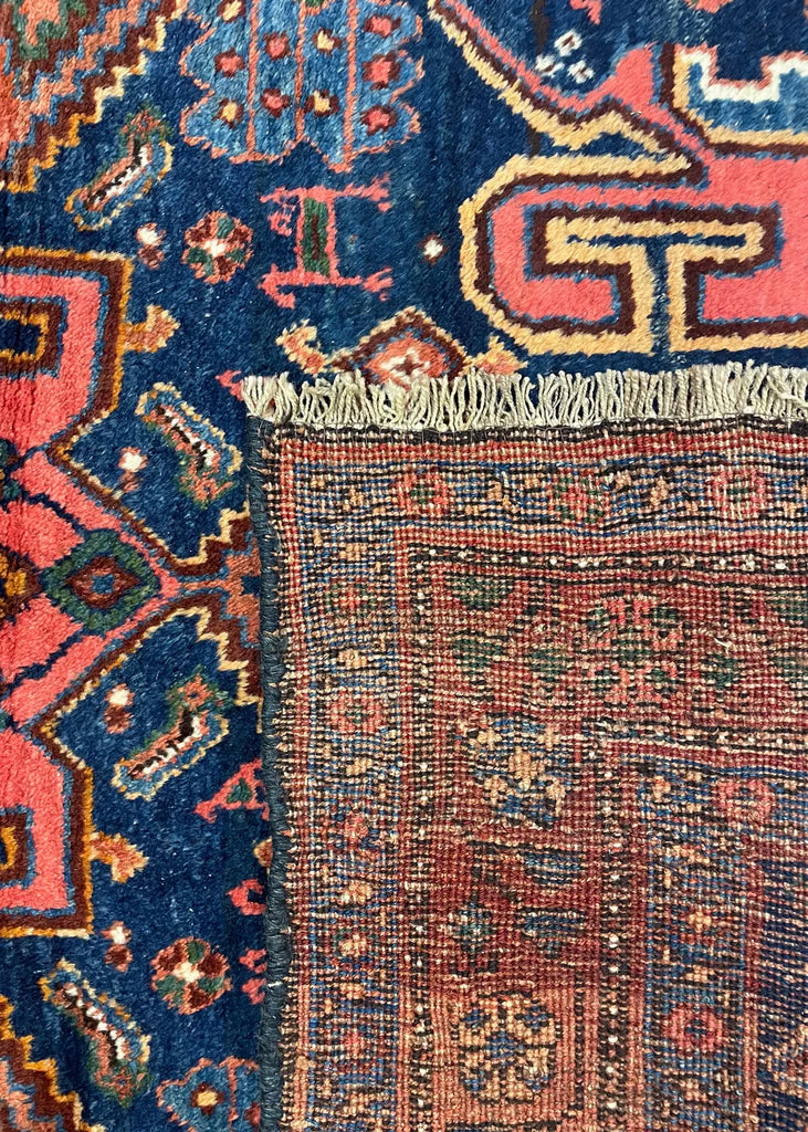 4'5"x7'9" Kurdish Kakaburu Hand Knotted