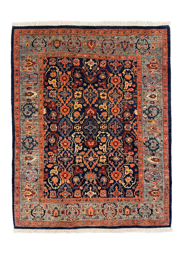 4'6"x5'8" Bidjar Hand Knotted