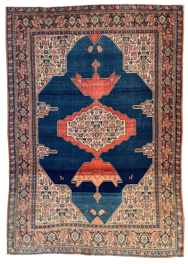 4'6"x6'5" Sennah (s) Hand Knotted
