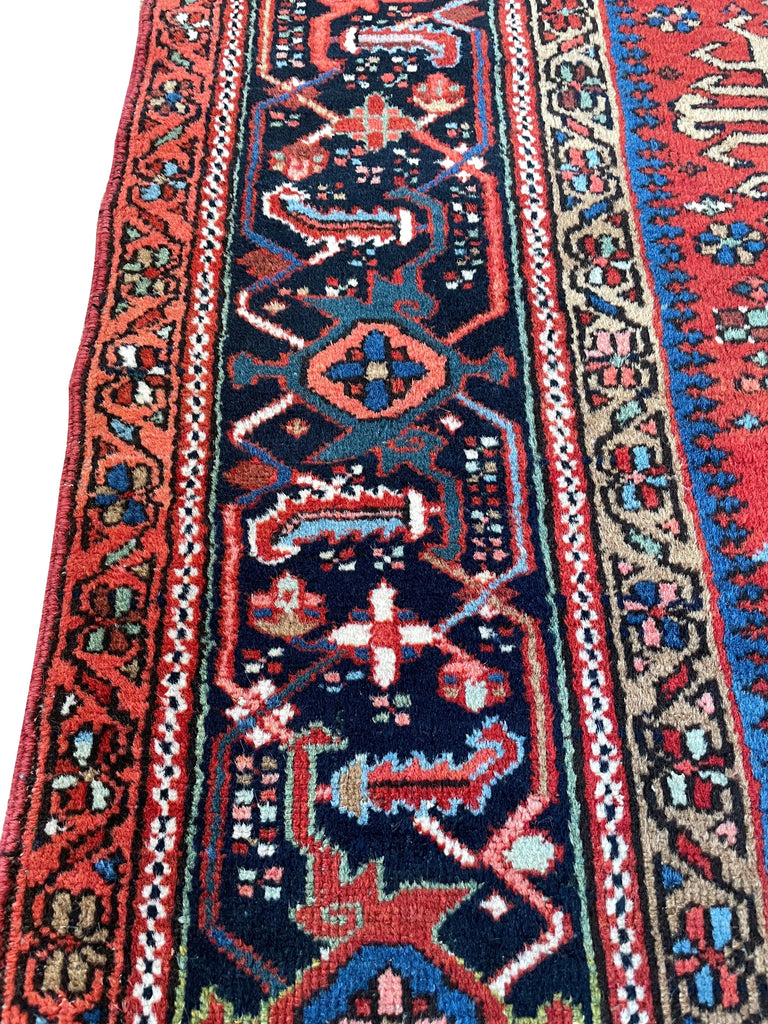 4'6"x6'6" Karaja Hand Knotted