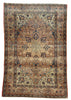 4'6"x6'8" Isfahan Hand Knotted
