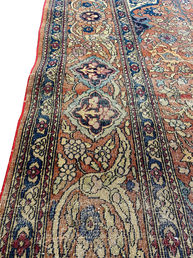 4'6"x6'8" Isfahan Hand Knotted